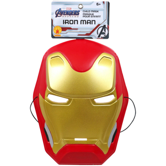 rubies-iron-man-maske-shallow-kunststoff-rot-mit-gummiband image 2
