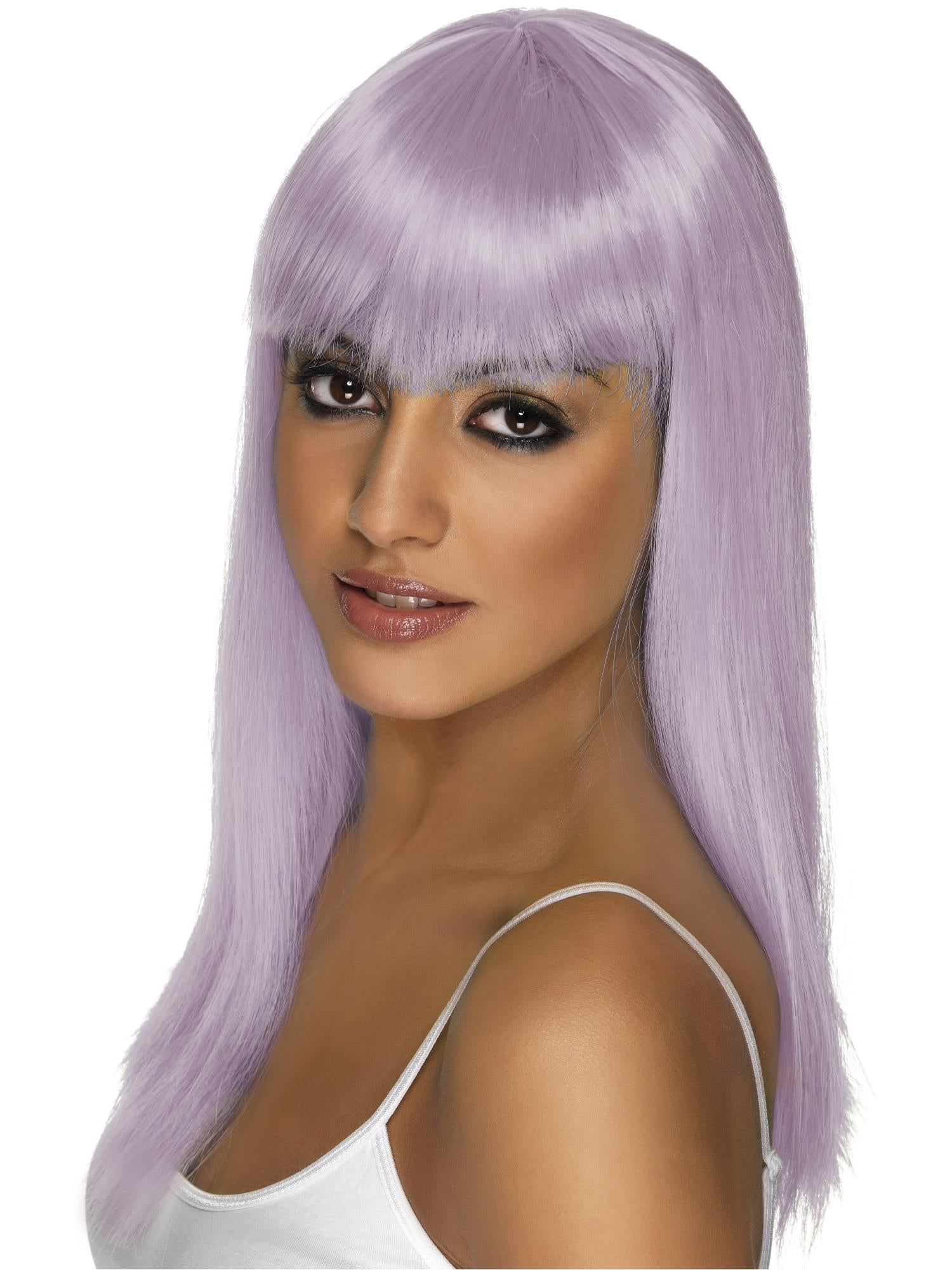 smiffys-fever-glamourama-per-cke-lang-blond-mit-pony image 5