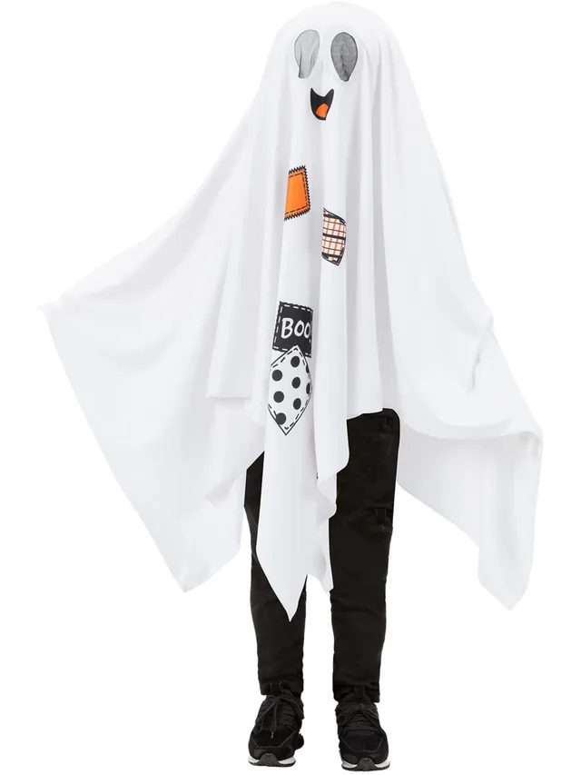 smiffys-fever-boo-geist-kost-m-wei-kinder-3-6 image 1