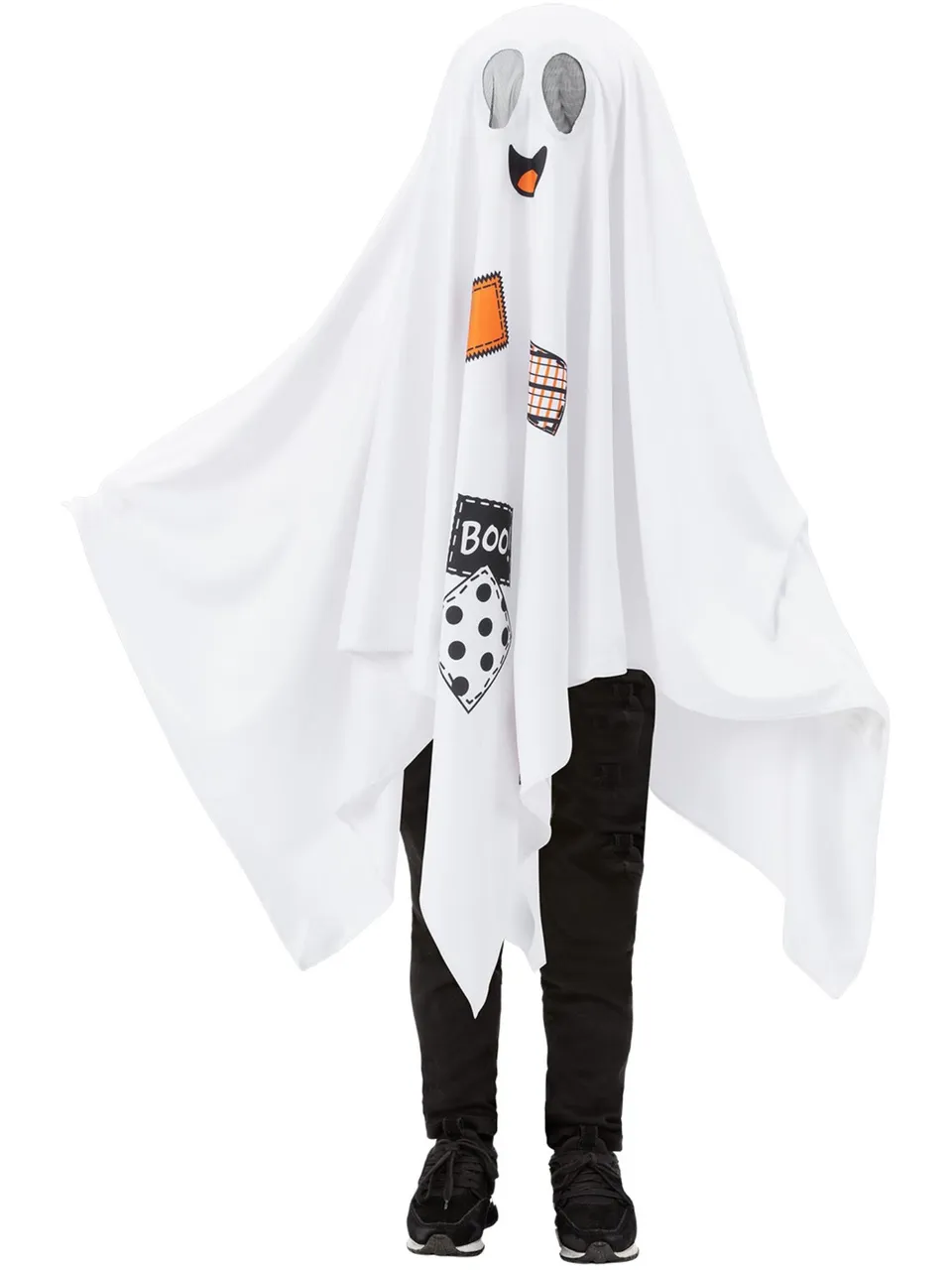 smiffys-fever-boo-geist-kost-m-wei-kinder-3-6 image 1