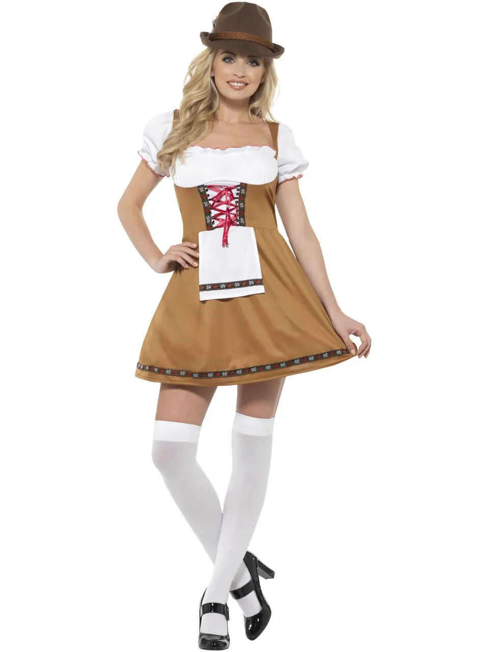 smiffys-fever-bavarian-beer-maid-dirndlkost-m-braun image 1