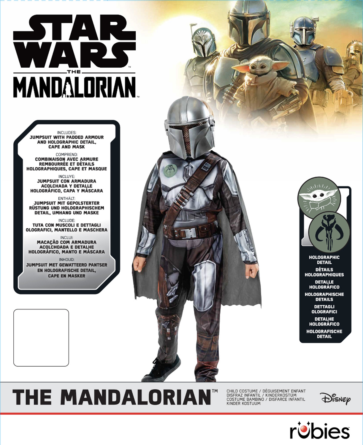 rubies-mandalorian-luxe-kost-m-kinder-3-4-jahre image 2