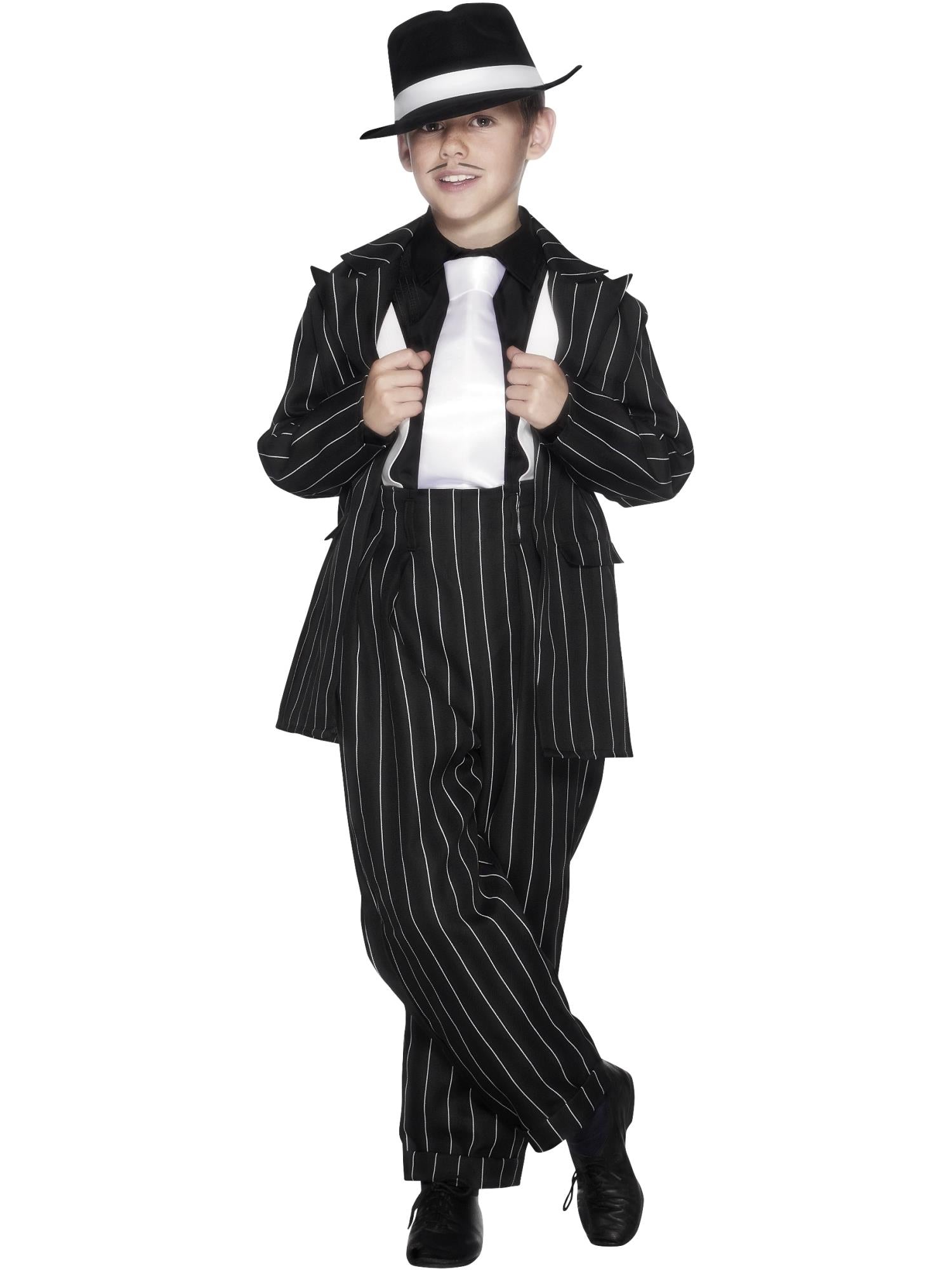 smiffys-fever-zoot-suit-kost-m-jungen-m-schwarz-wei image 1