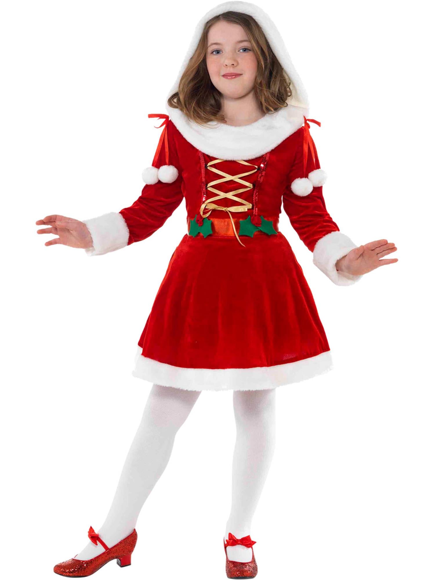 smiffys-fever-little-miss-santa-kost-m-kinder-m-rot-weihnachten image 4