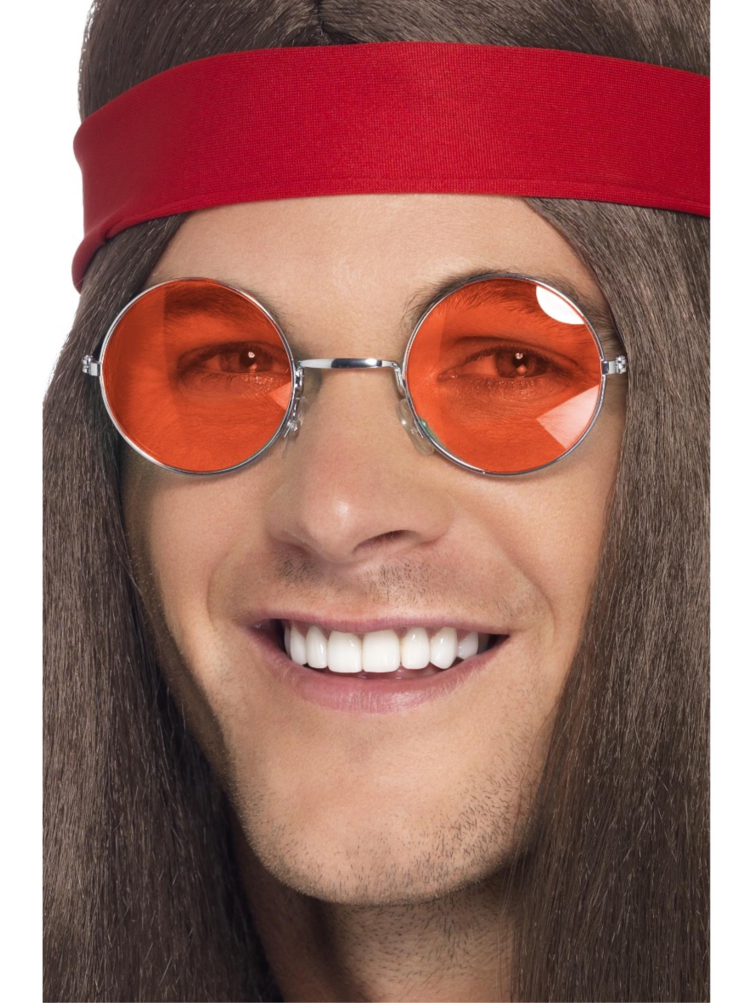 smiffys-fever-seventies-hippie-brille-silber-runde-gl-ser-70er image 2