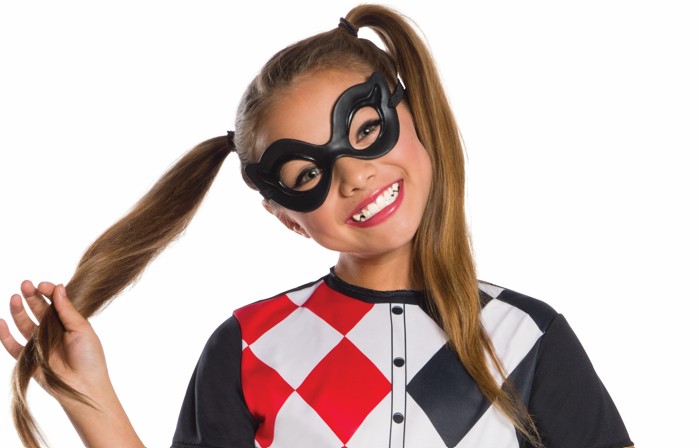 rubies-harley-quinn-superhero-girls-kost-m-mit-maske image 4