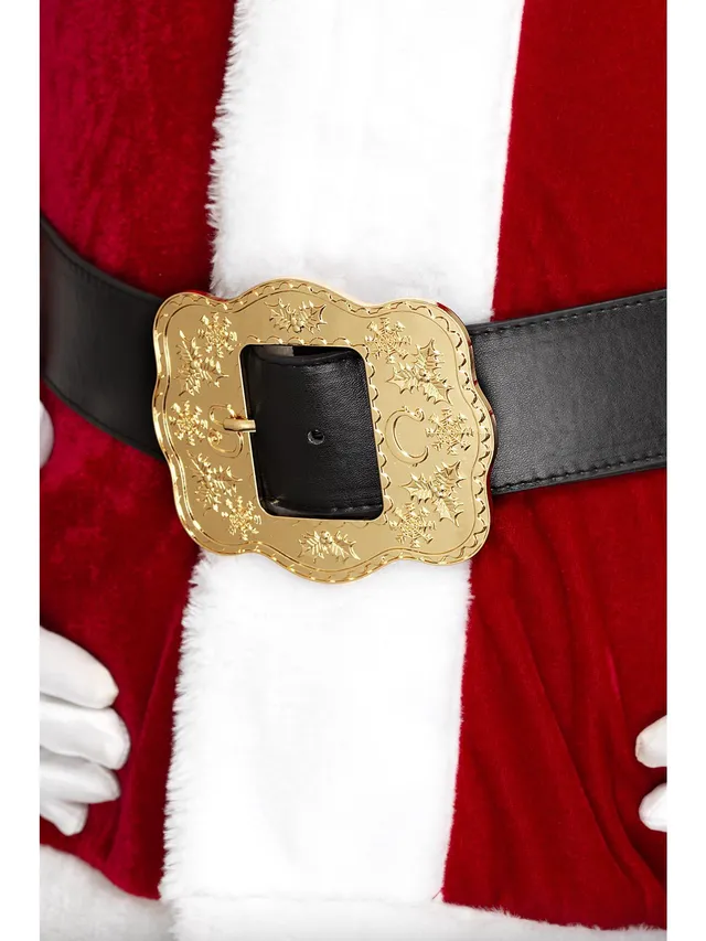 smiffys-fever-santa-g-rtel-schwarz-gold-unisex image 1