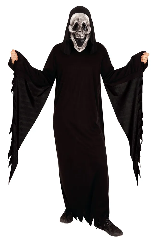 rubies-squelette-fantome-kost-m-schwarz-mit-maske-erwachsene image 1