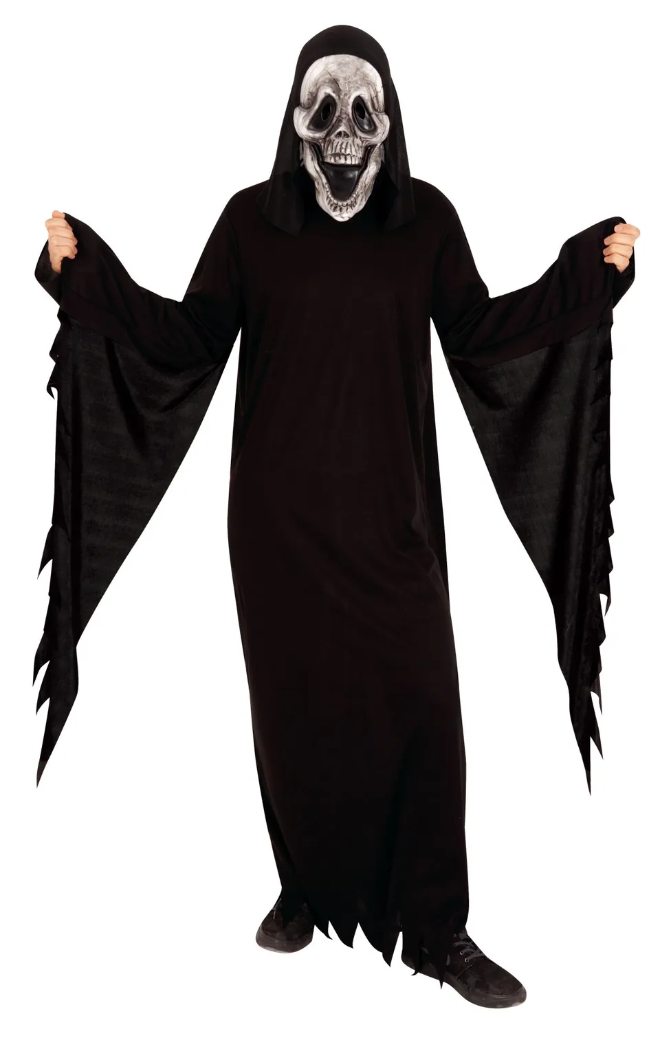 rubies-squelette-fantome-kost-m-schwarz-mit-maske-erwachsene image 1