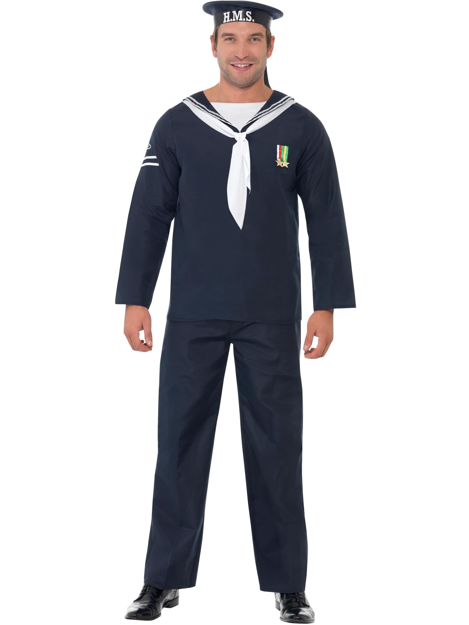 smiffys-fever-naval-seaman-matrosenkost-m-herren-blau-m image 4
