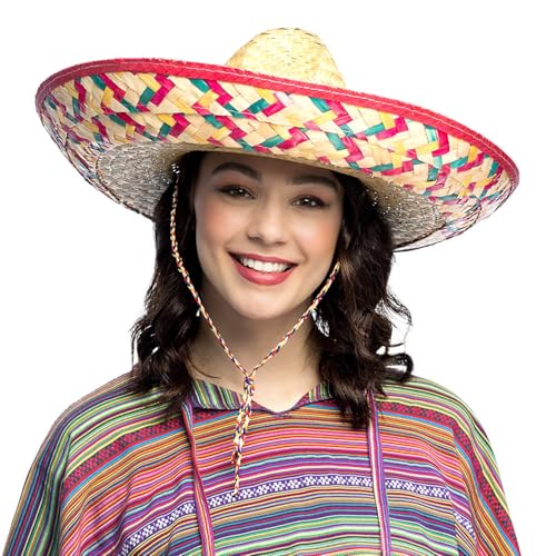 boland-sombrero-8er-pack-mehrfarbig-50cm-fiesta-karneval image 7
