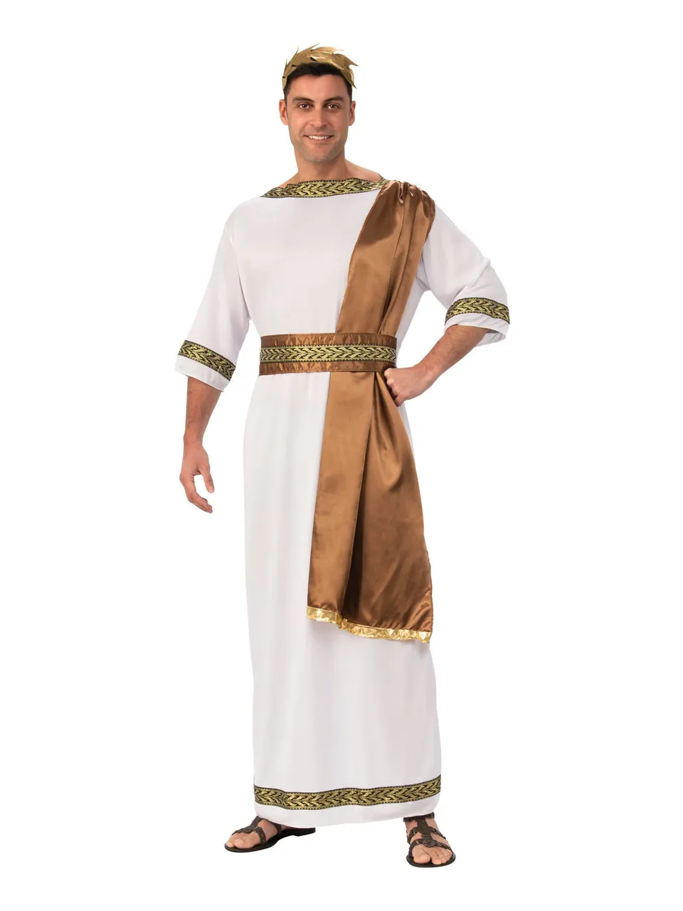 rubie-s-deluxe-ac734x-griechischer-gott-kost-m-xl-wei-braun image 1