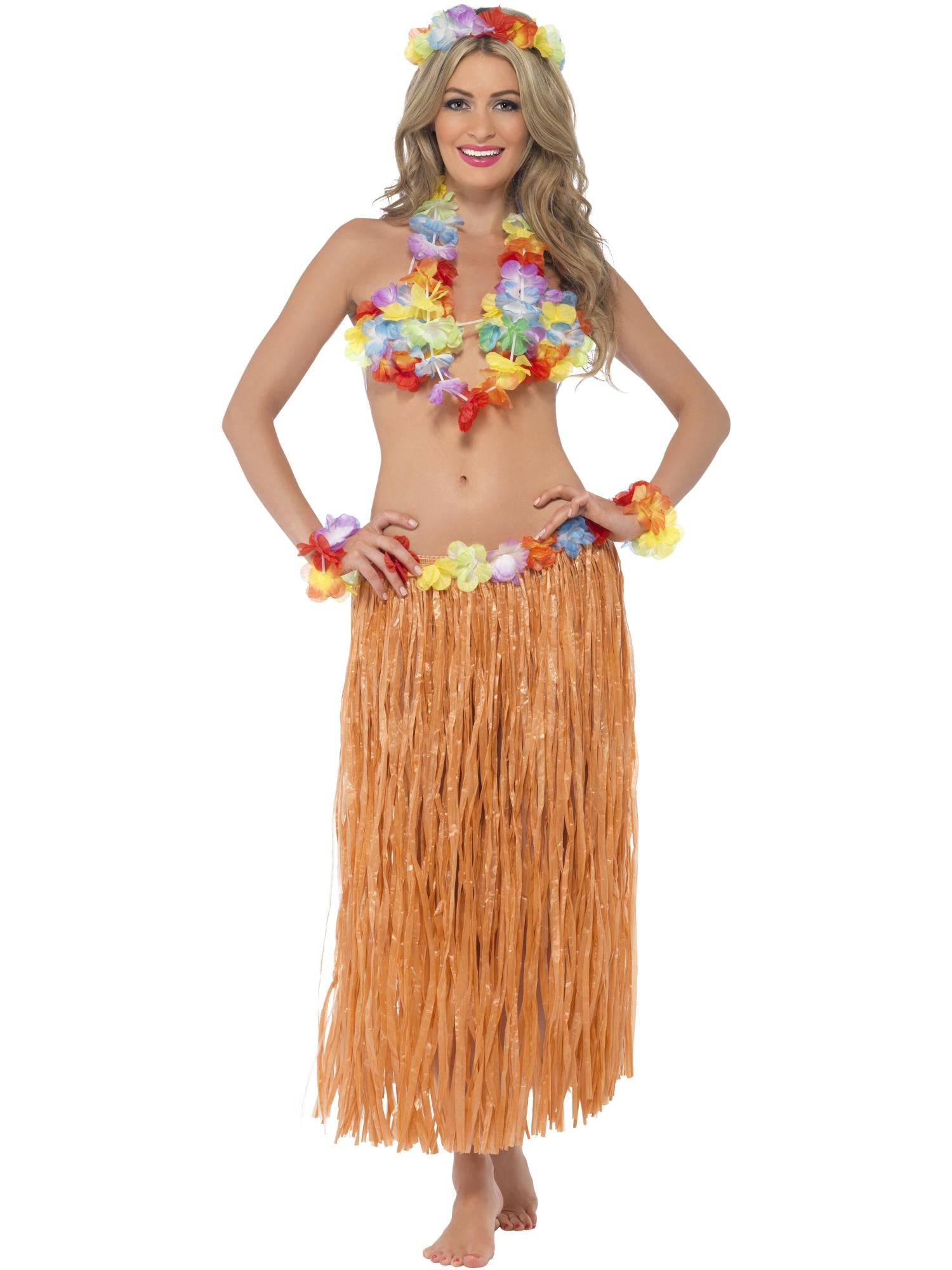 smiffys-fever-hula-honey-instant-kit-kost-mset-5-teilig image 1