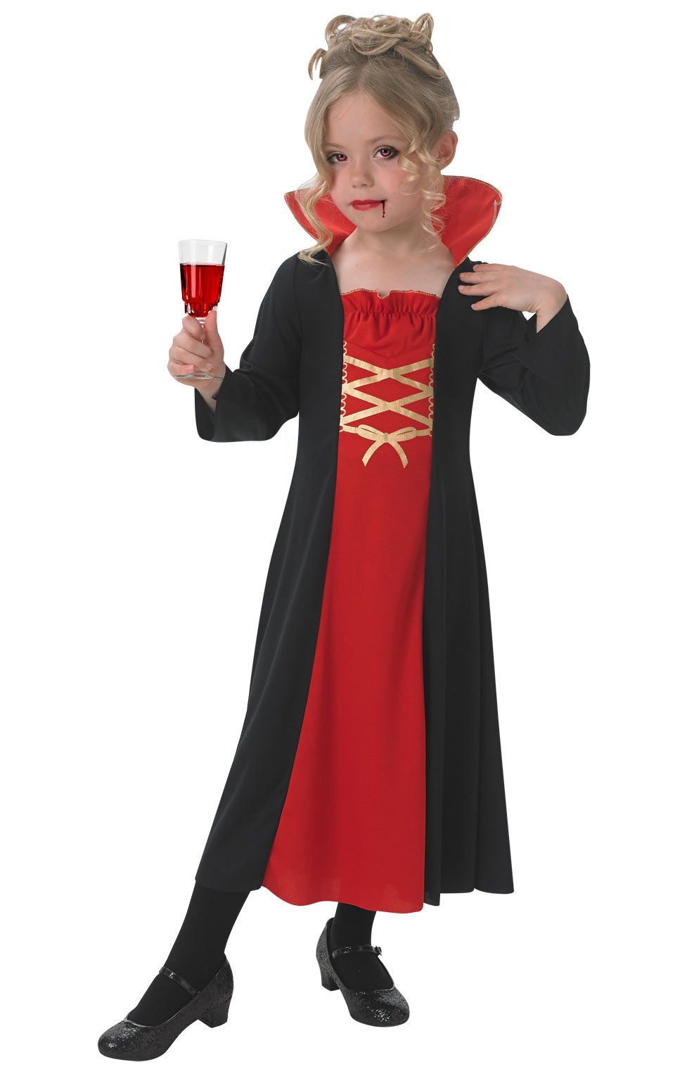 rubie-s-vampiress-kost-m-m-dchen-halloween-gr-e-l image 1