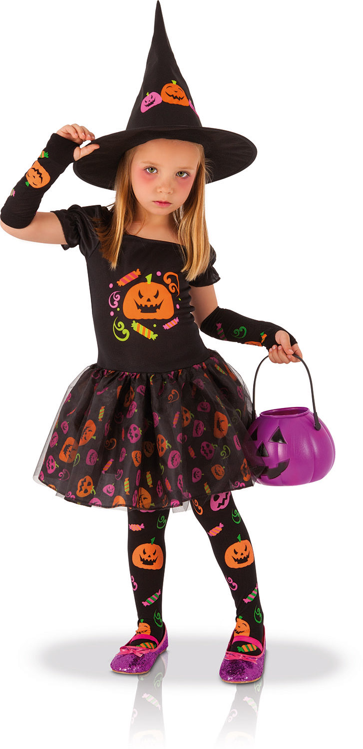 rubies-hexe-k-rbis-kost-m-kleid-tutu-hut-4-teilig image 1
