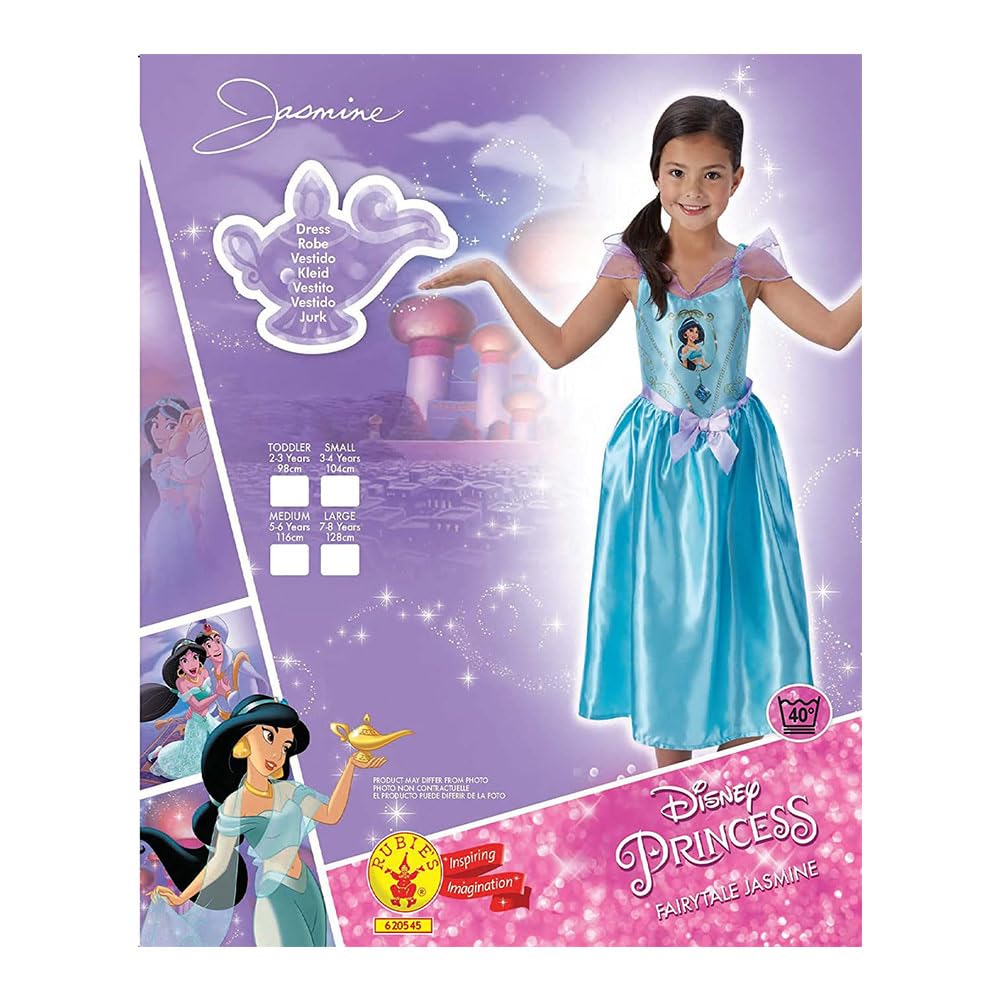 rubie-s-deluxe-jasmin-prinzessinnenkost-m-m-blau-5-6-jahre image 2
