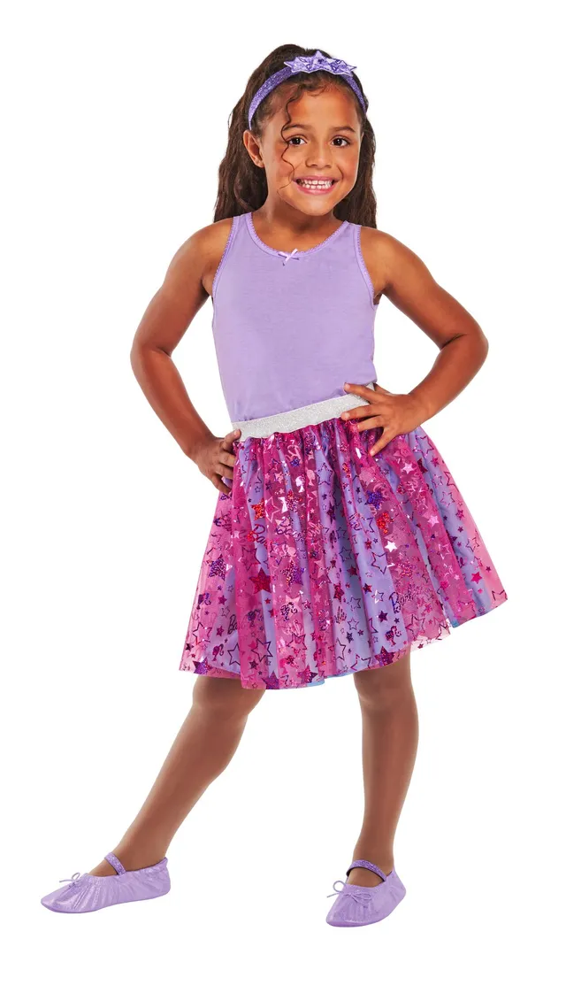 rubies-barbie-tutu-rock-set-pink-mit-haarband-sterne image 1