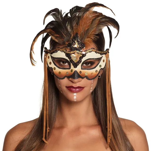 boland-masks-voodoo-mamba-augenmaske-schwarz-wei image 1