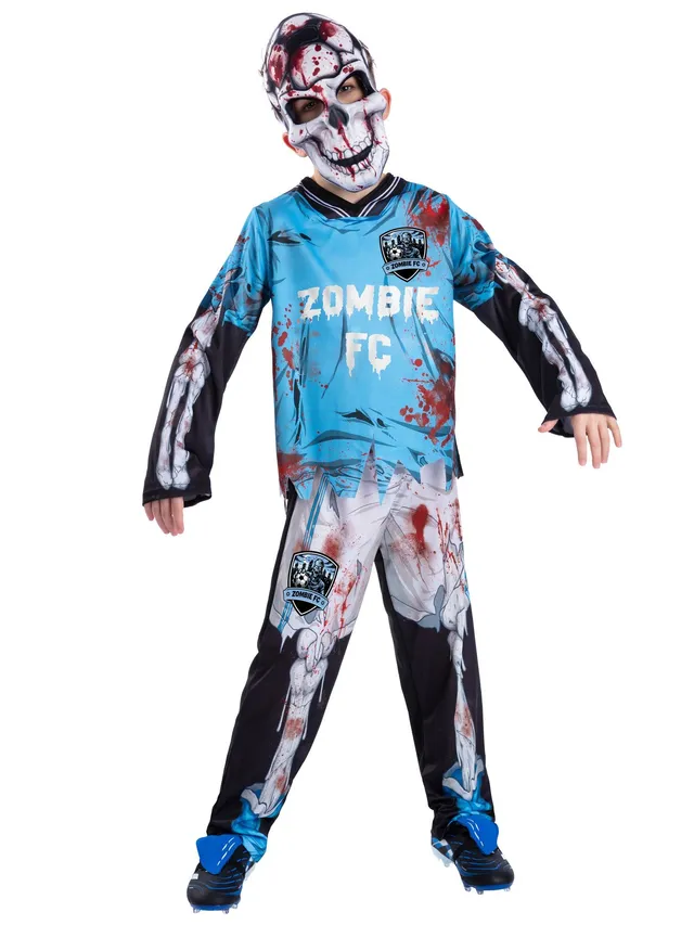 smiffys-fever-zombie-fu-baller-kost-m-blau-kinder-10-12 image 1