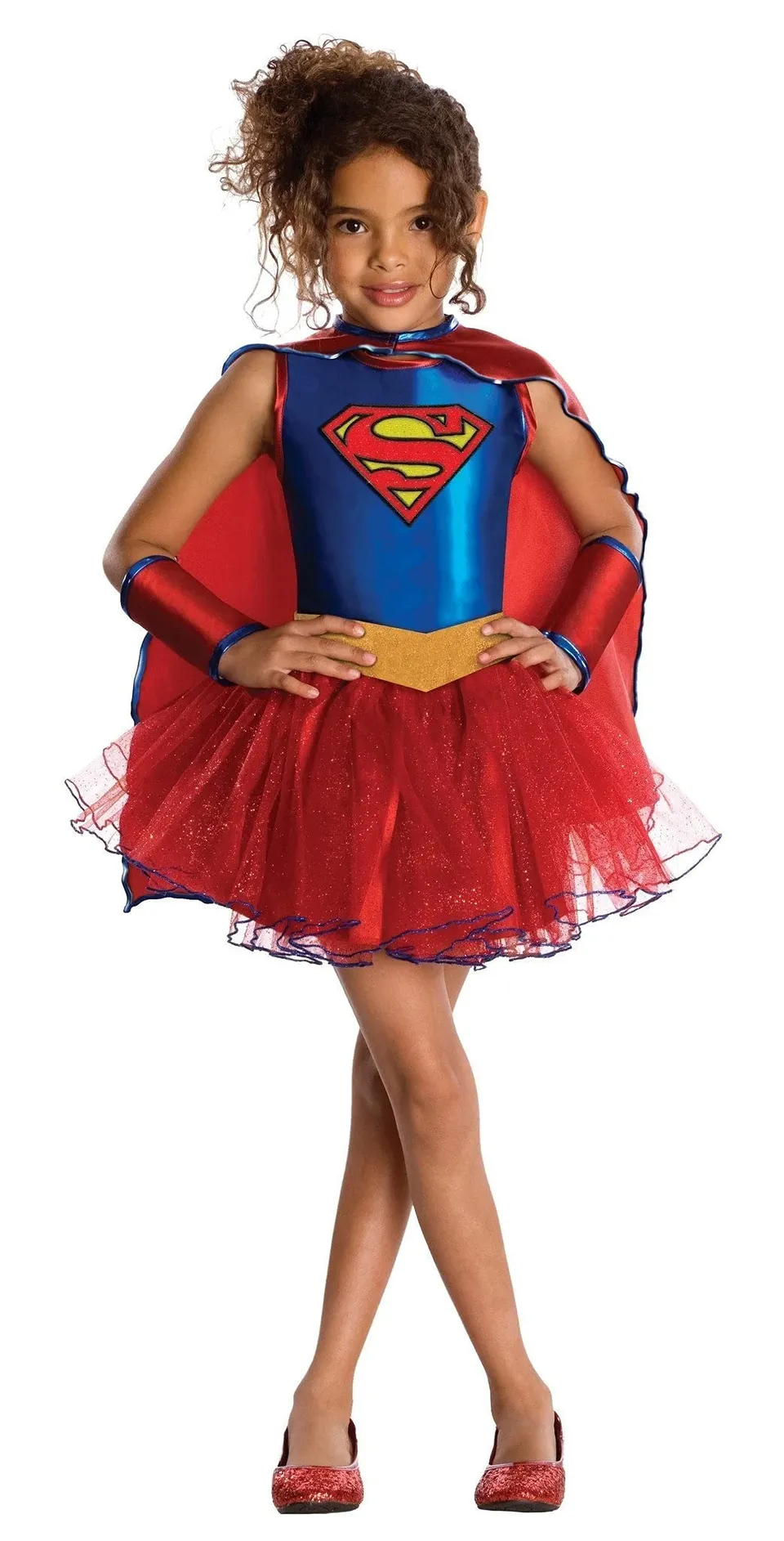 rubie-s-deluxe-supergirl-tutu-kleid-kinder-small-mit-cape image 1