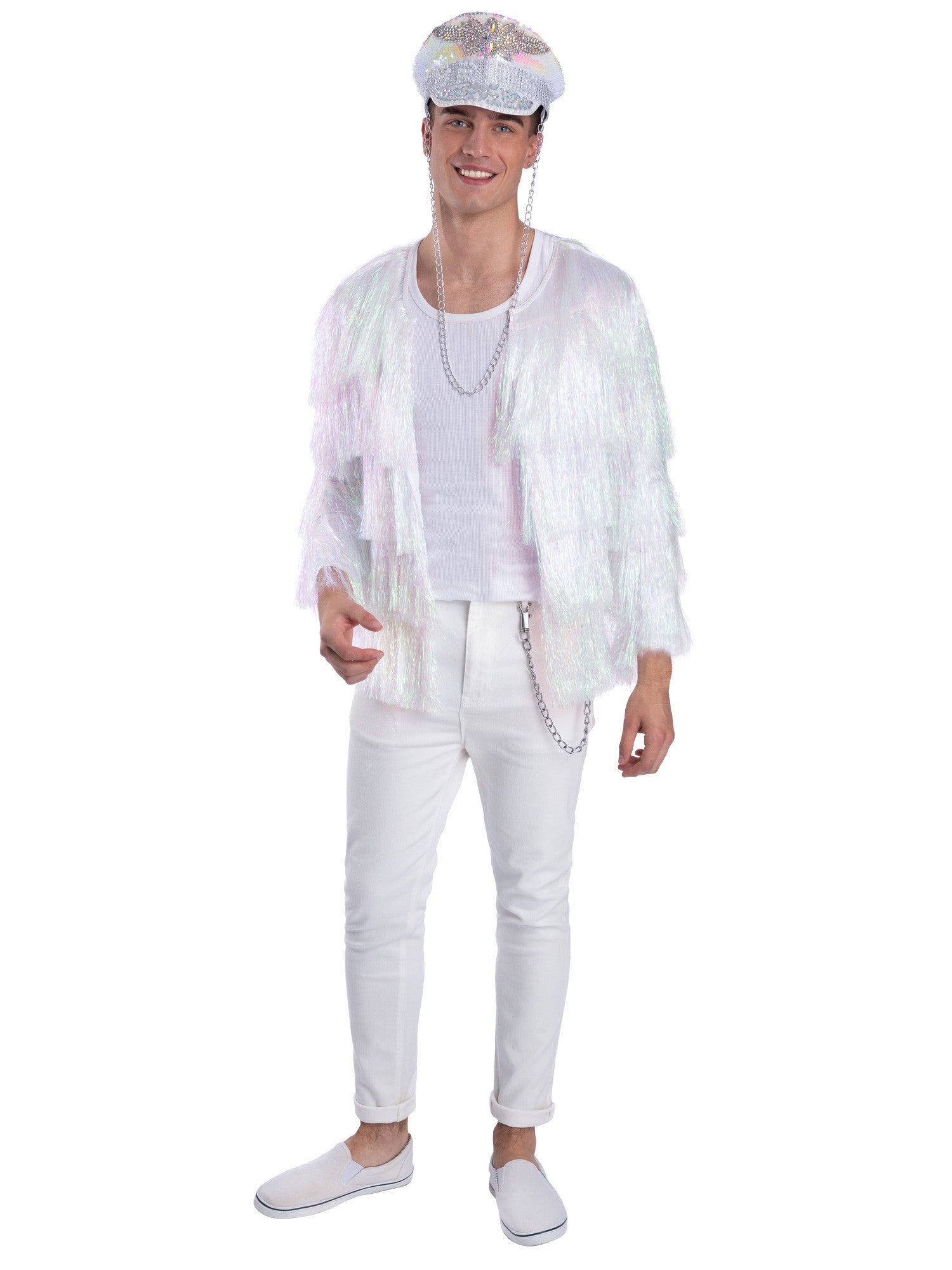 smiffys-fever-tinsel-festival-jacke-wei-iridescent image 3