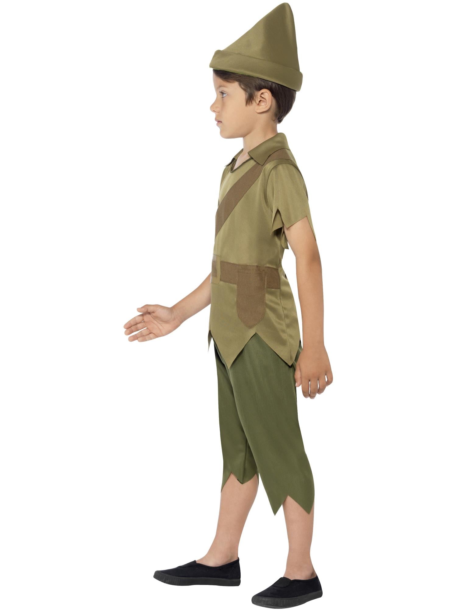 smiffys-fever-robin-hood-kost-m-kinder-gr-n-s-4-6 image 2