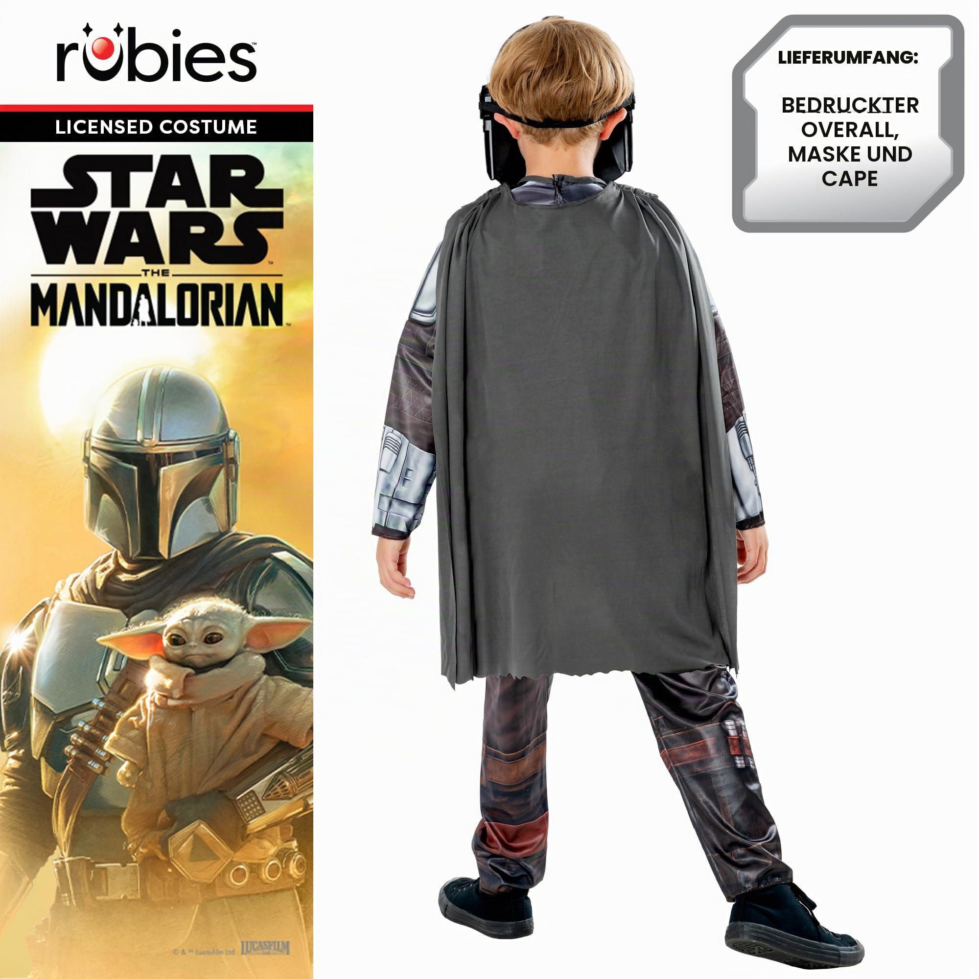 rubie-s-deluxe-mandalorian-kost-m-kinder-8-10-jahre image 2