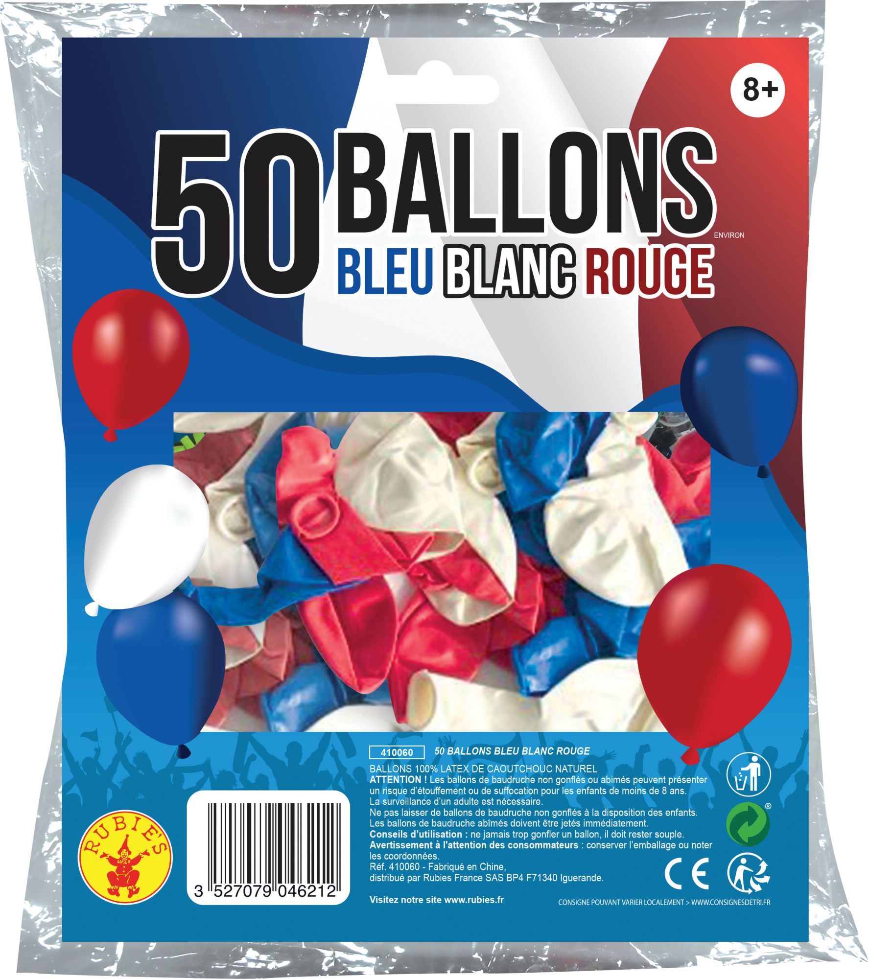 rubies-luftballons-blau-wei-rot-50-st-ck-party-deko image 1