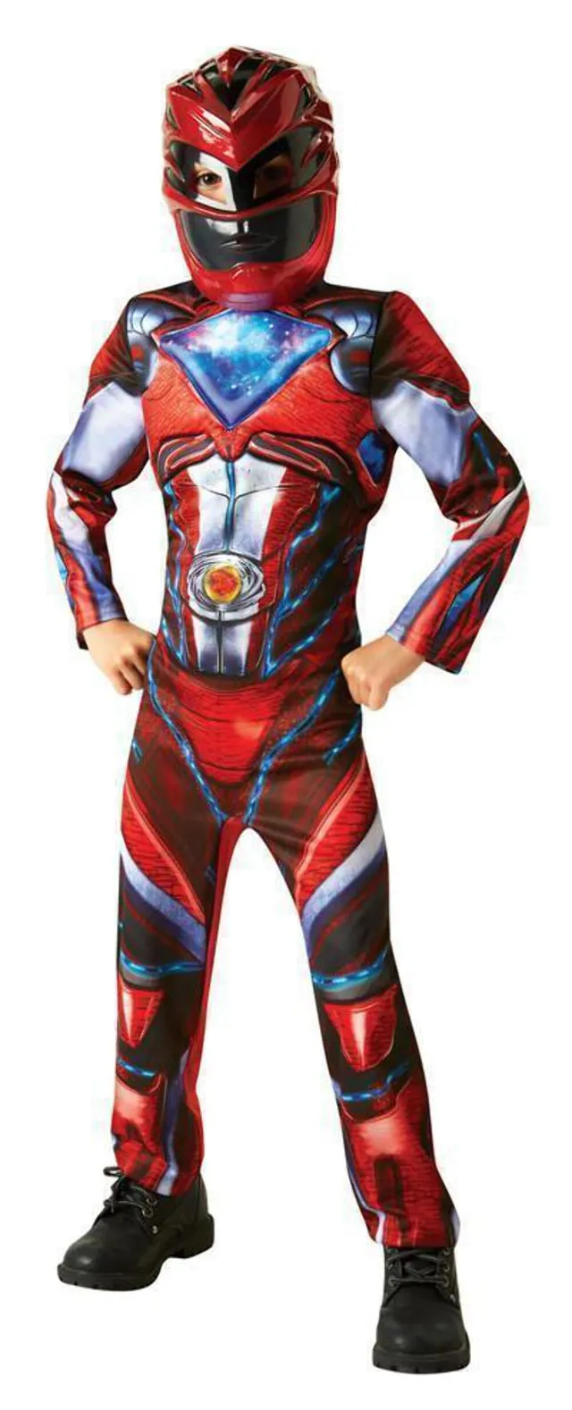 rubie-s-deluxe-red-power-rangers-2017-kinderkost-m-l-7-8-jahre image 1