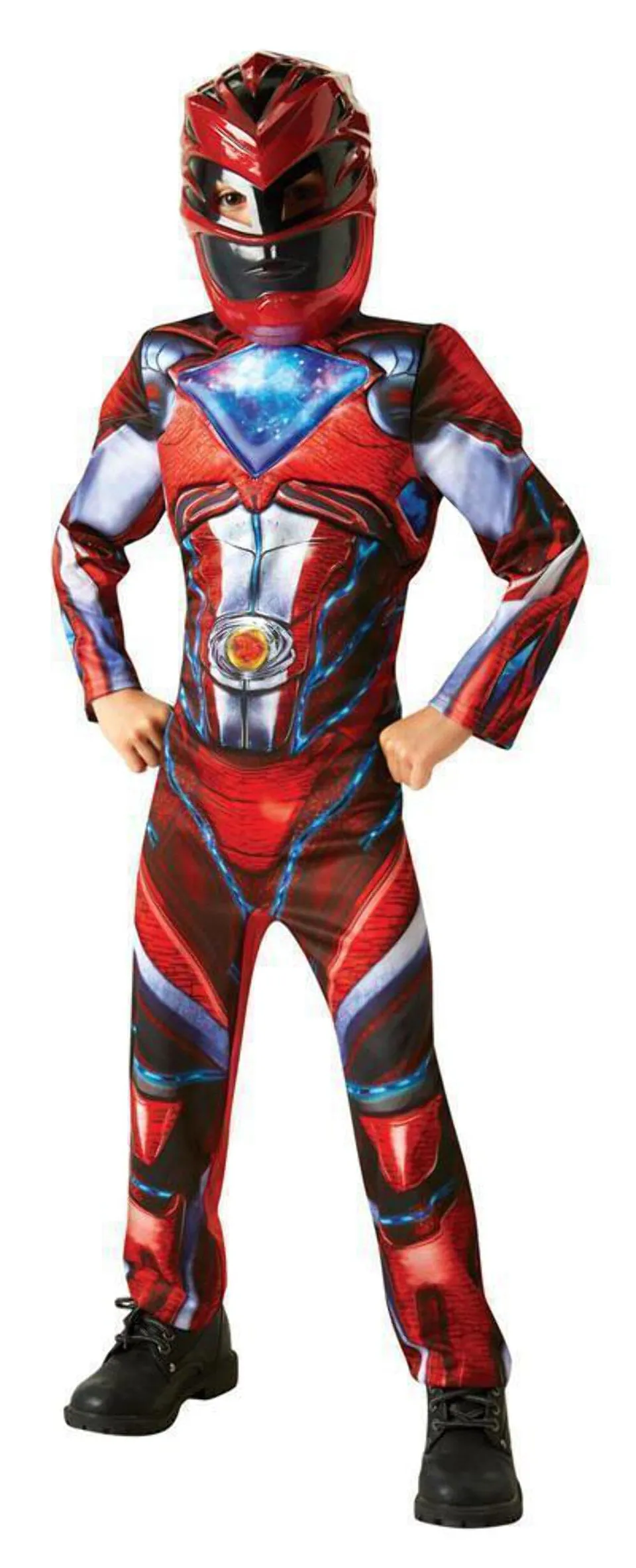 rubie-s-deluxe-red-power-rangers-2017-kinderkost-m-l-7-8-jahre image 1
