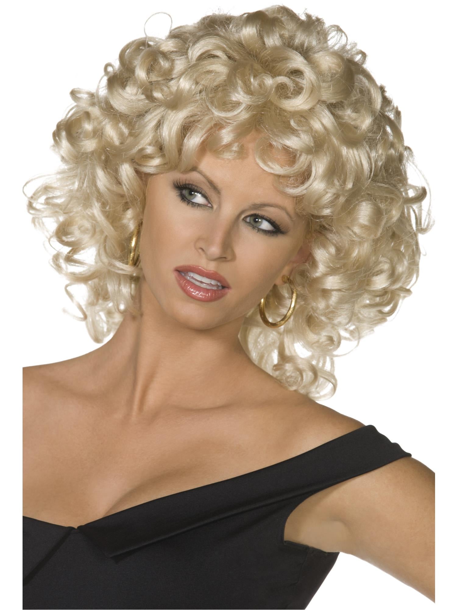 smiffys-fever-grease-sandy-per-cke-blond-lockig image 2
