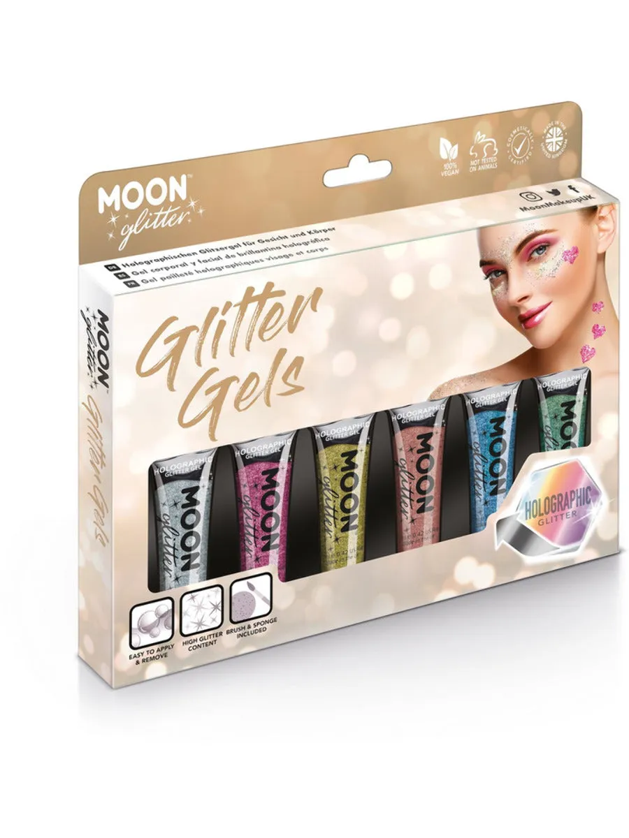 moon-glitter-holographic-glitzer-gel-boxset-12ml image 1