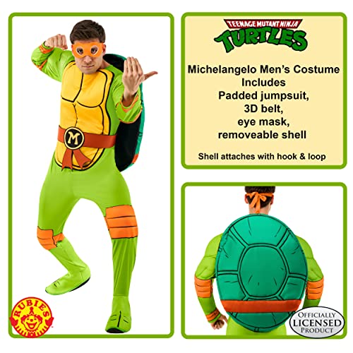 rubie-s-deluxe-michelangelo-turtles-kost-m-herren-m-overall image 7