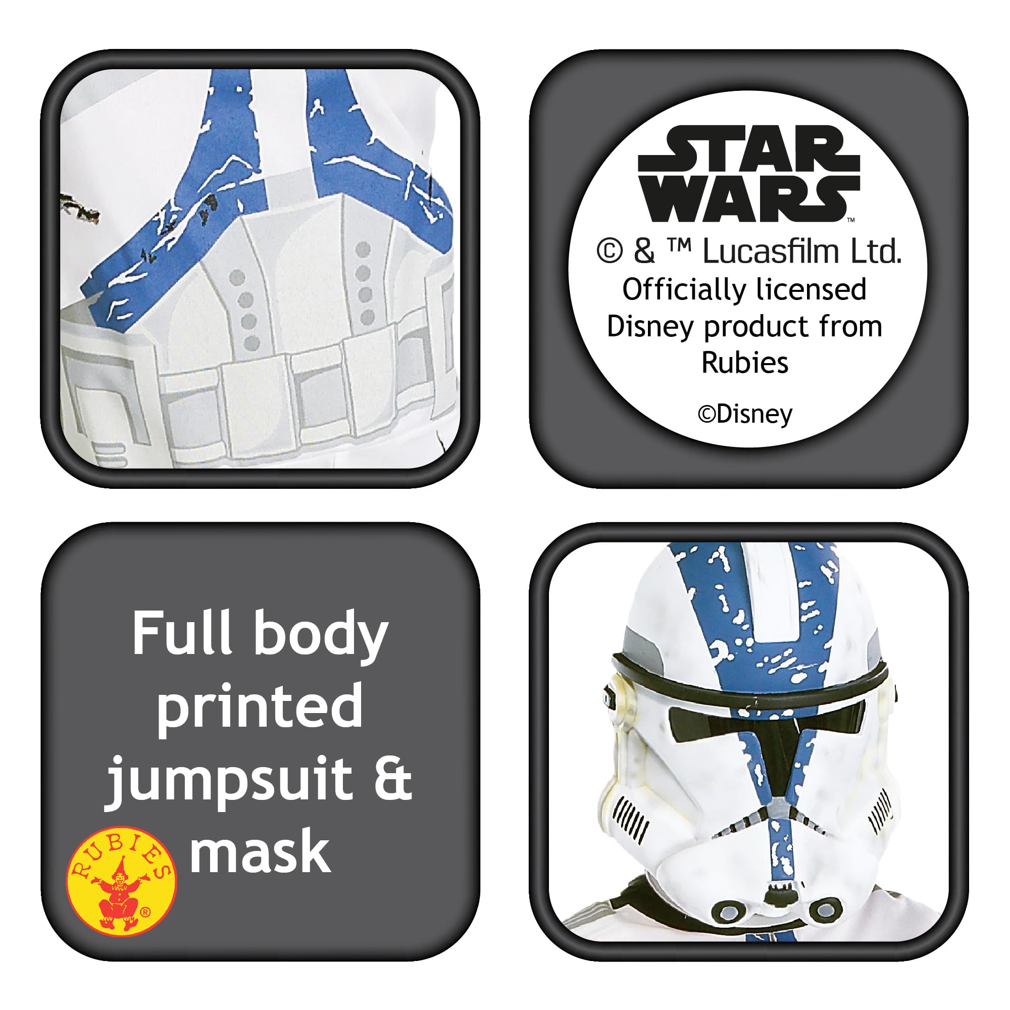 rubie-s-deluxe-clone-trooper-kost-m-kinder-mit-maske image 2