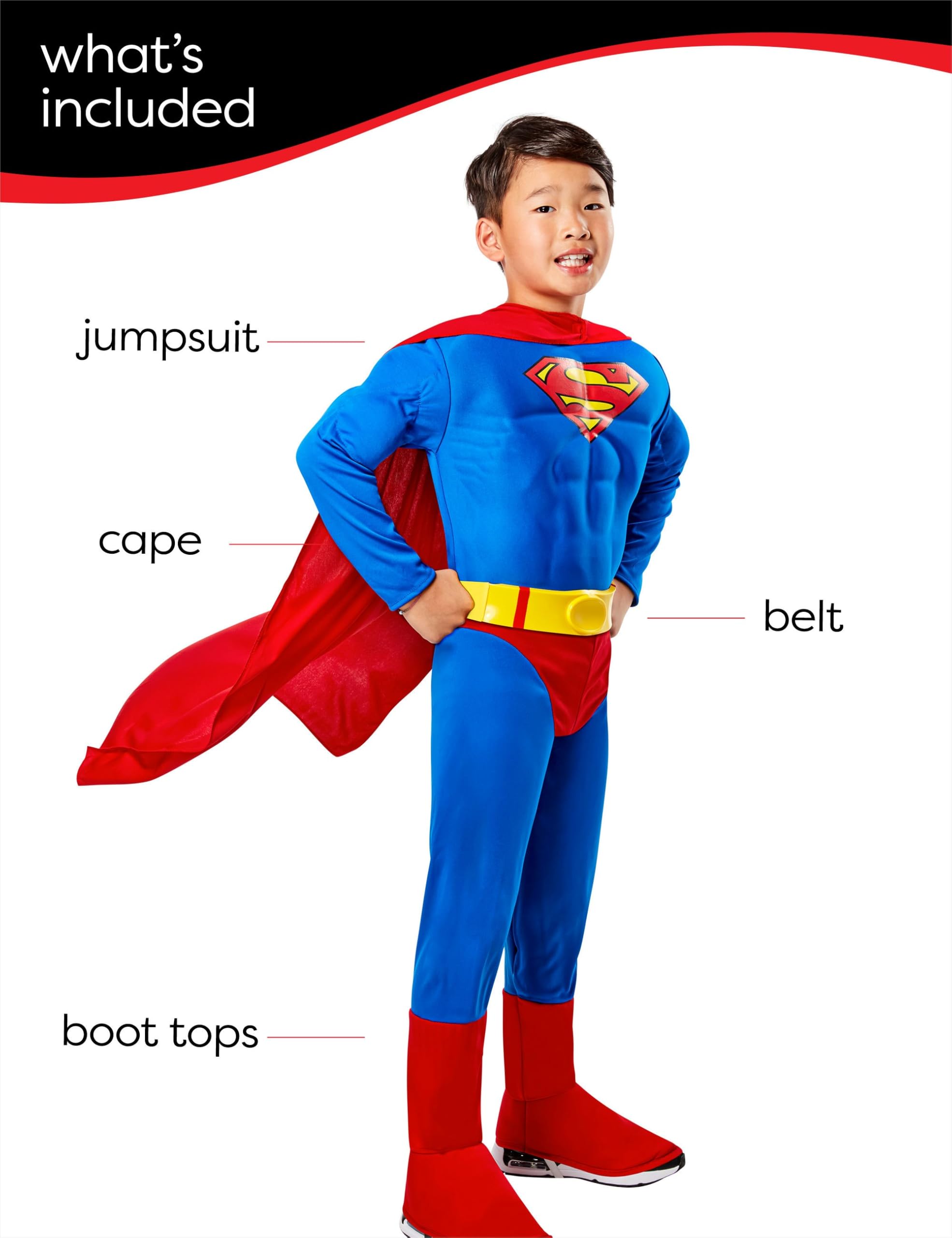 rubie-s-deluxe-superman-muscle-chest-kost-m-12-24-monate image 4