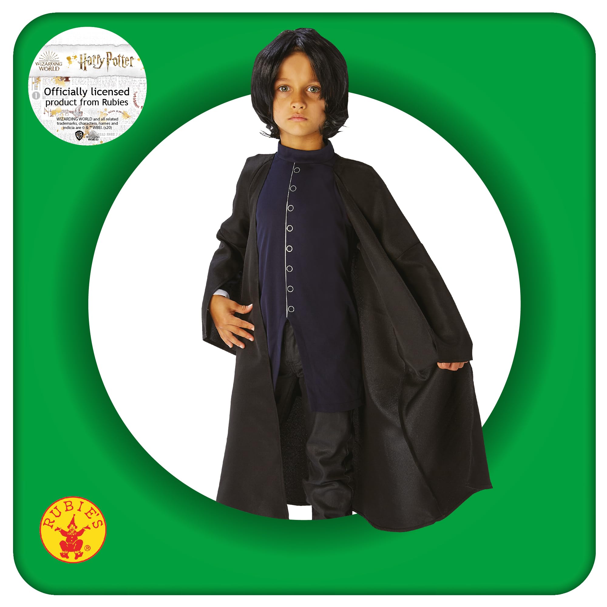 rubie-s-deluxe-snape-robe-kinder-m-5-6-jahre-zauberer-kost-m image 2
