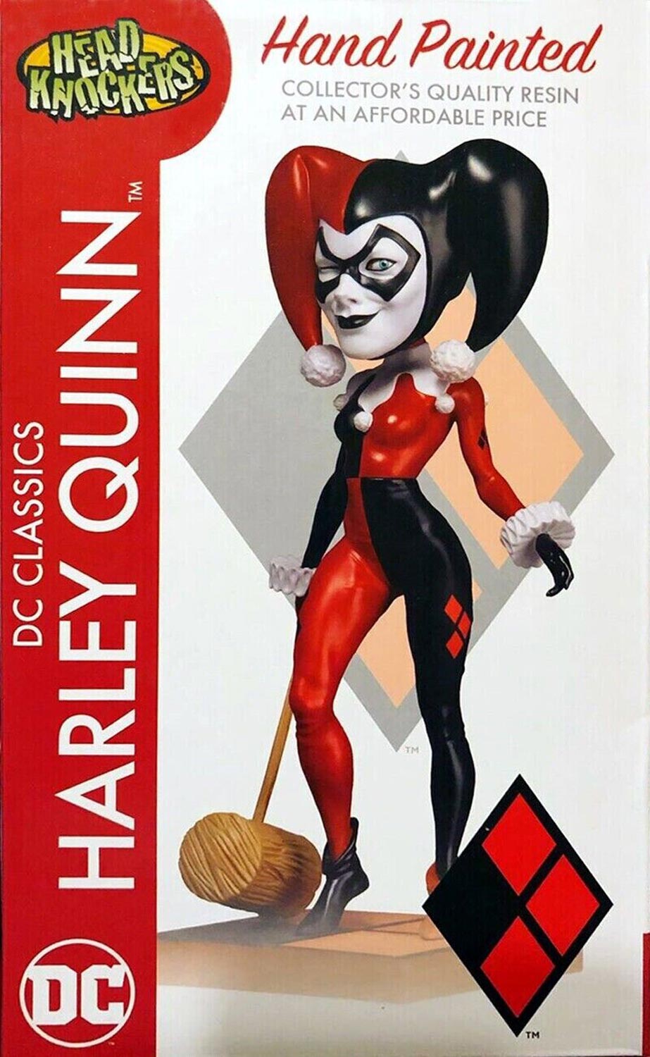 rubies-head-knocker-harley-quinn-figur-22-cm-harz-wackelkopf image 2