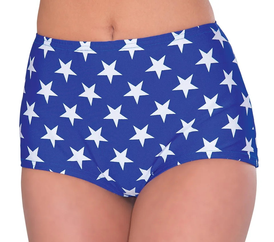 rubie-s-deluxe-wonder-woman-shorts-sterne-standard image 1