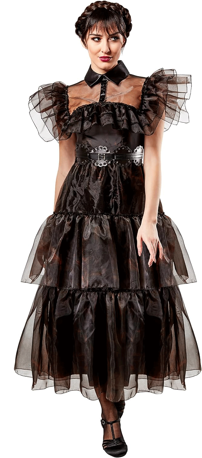 rubie-s-d-guisements-wednesday-ballkleid-luxus-schwarz-damen image 1