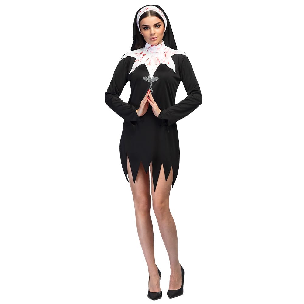boland-bloody-nun-kost-m-blutige-nonne-damen-gr-e-m image 1