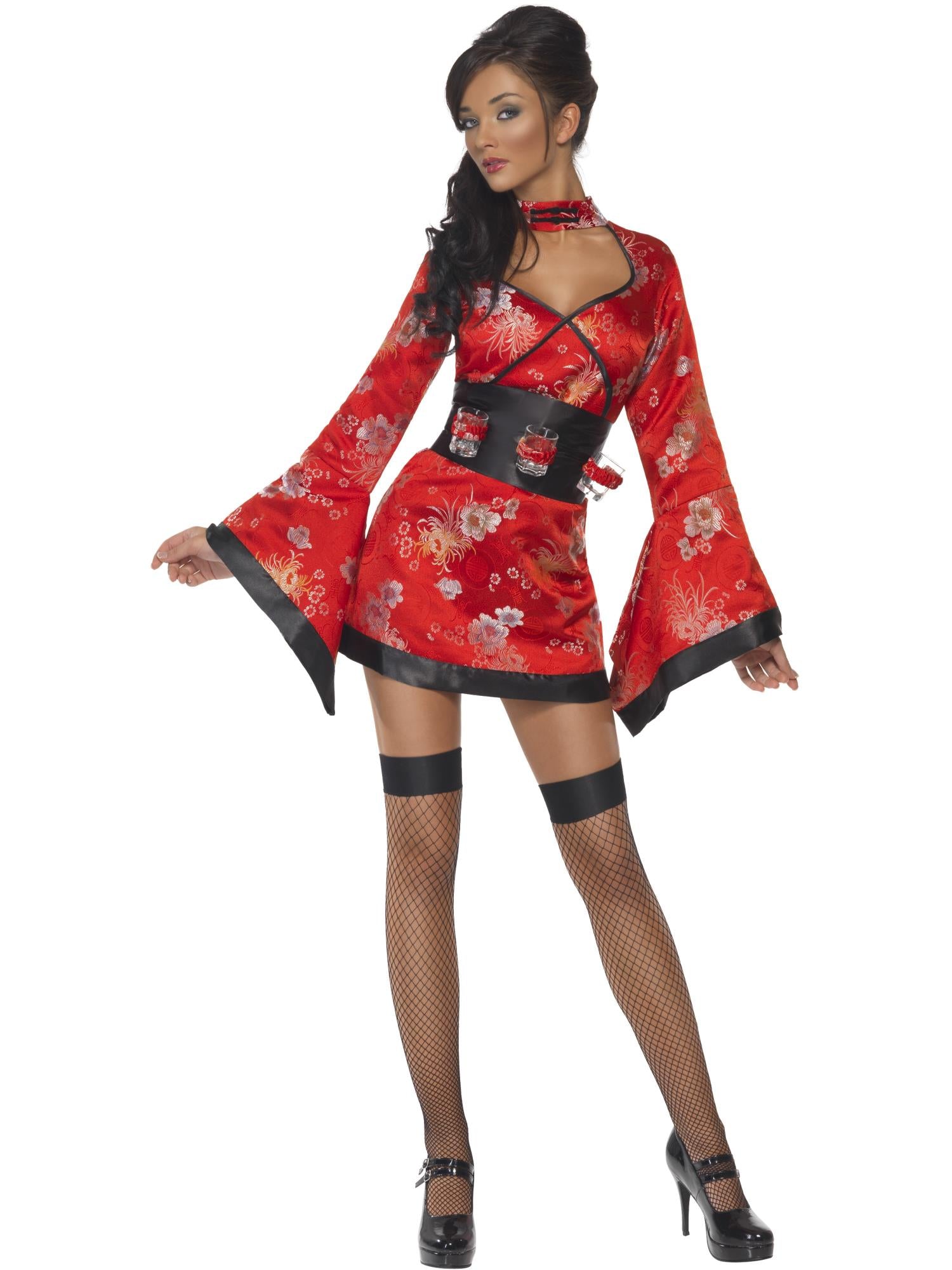 smiffys-fever-vodka-geisha-kost-m-rot-kimono-damen-gr-m image 4