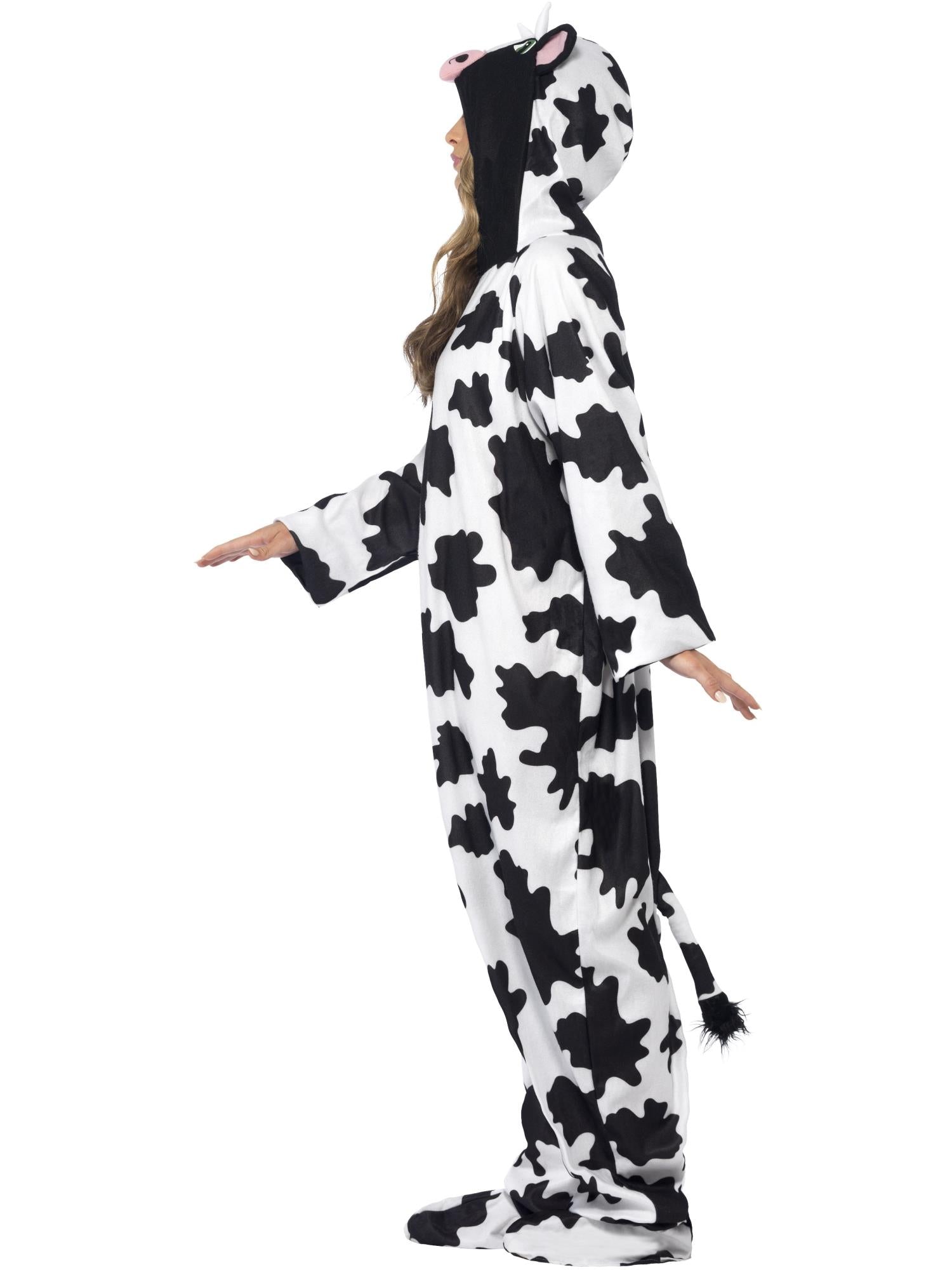 smiffys-fever-kuh-kost-m-schwarz-weiss-overall-gr-m image 5