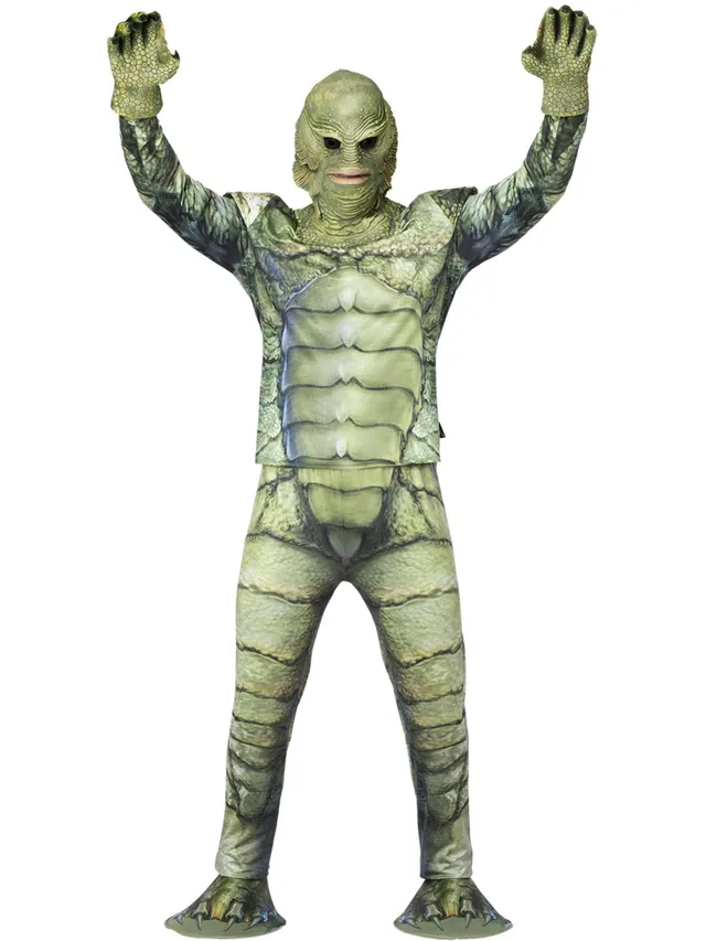 smiffys-fever-universal-monsters-creature-kost-m-gr-n-m image 1