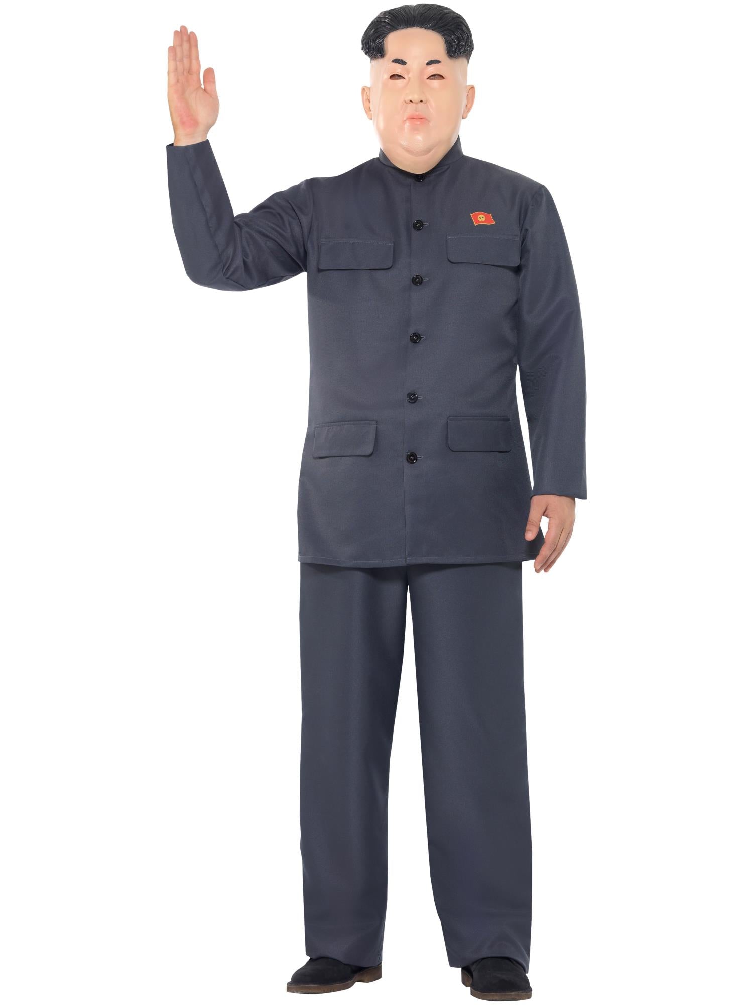 smiffys-fever-dictator-costume-kost-m-grau-herren-m image 5
