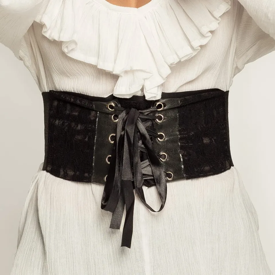 boland-korsett-pirat-corsage-schwarz-85-cm-stretch image 1