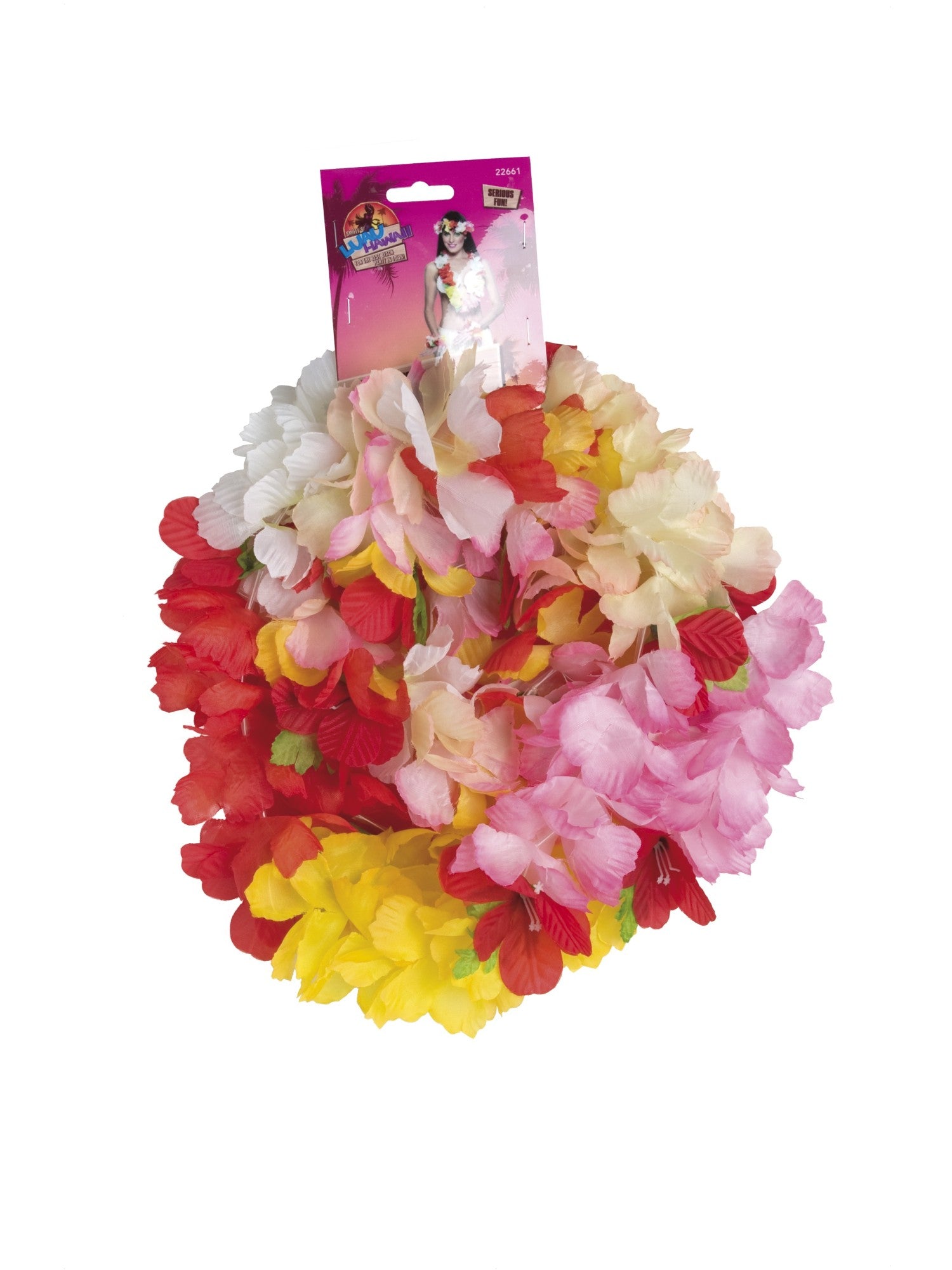 smiffys-fever-hawaiian-set-hawaii-kost-m-zubeh-r-bunt image 2