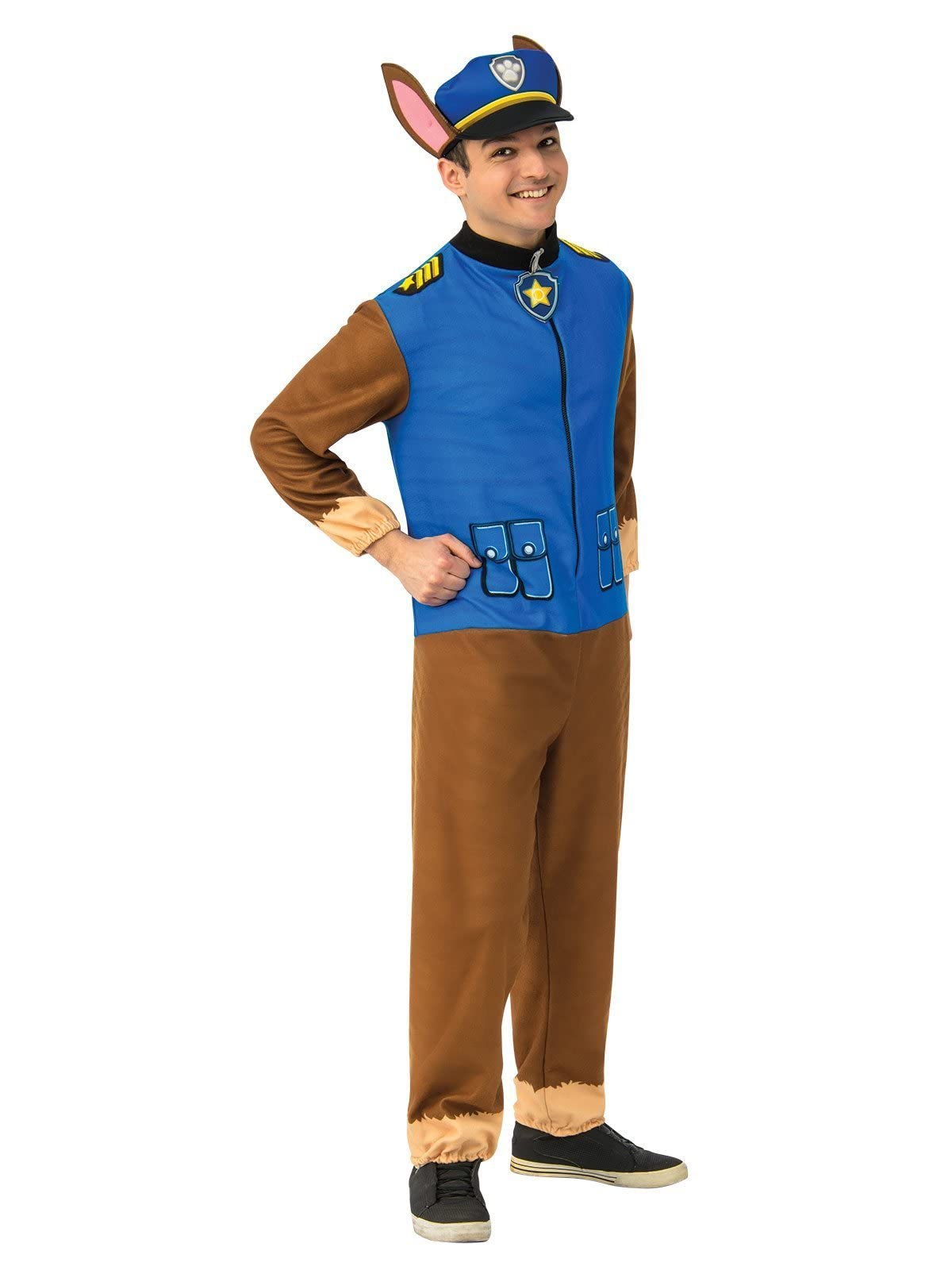 rubie-s-deluxe-paw-patrol-chase-kost-m-herren-jumpsuit image 1