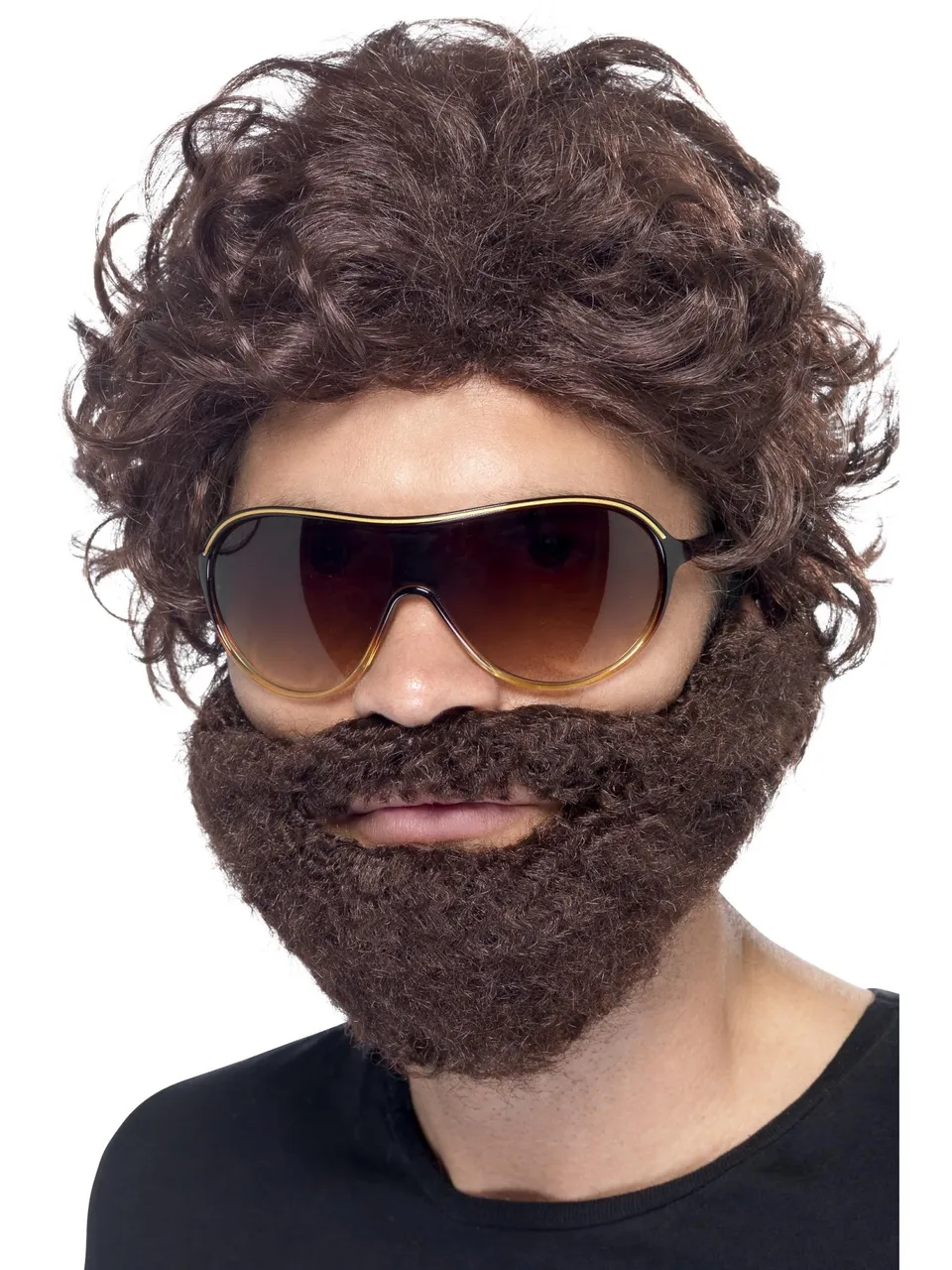 smiffys-fever-stag-do-kit-per-cke-bart-brille-braun image 1