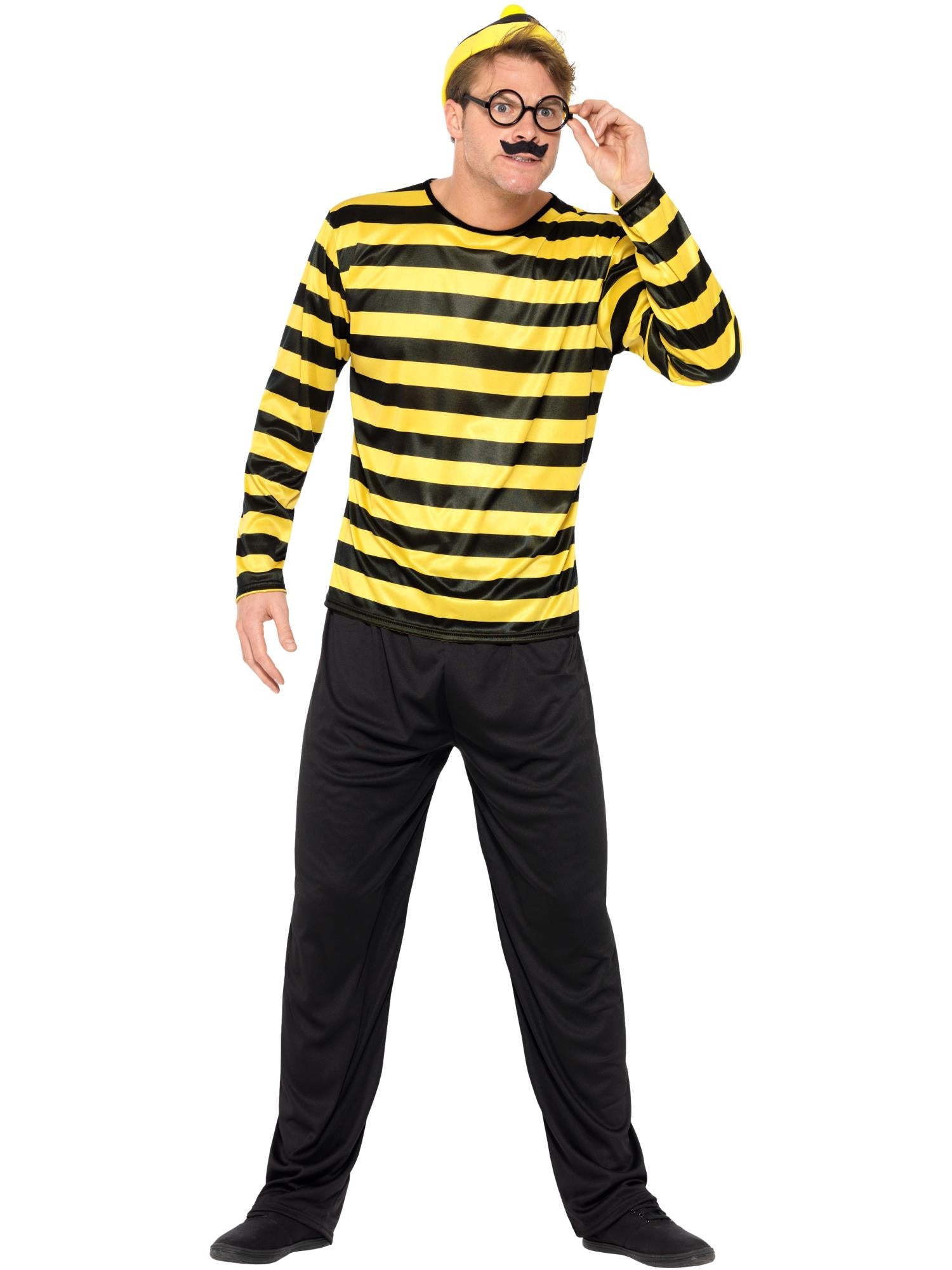 smiffys-fever-wheres-wally-odlaw-kost-m-gelb-schwarz-m image 4