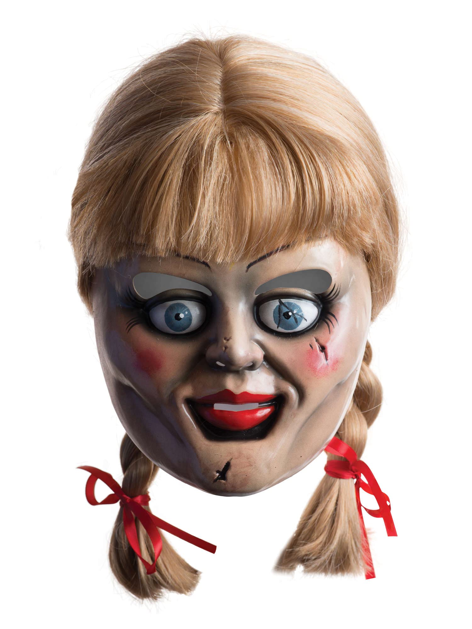 rubie-s-deluxe-annabelle-maske-mit-haar-horror-einheitsgr-e image 1